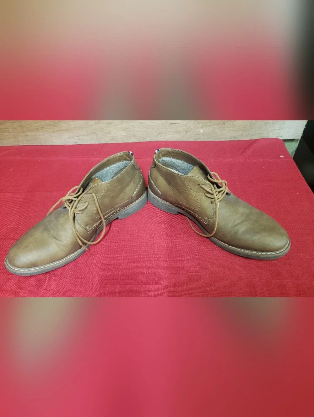 Mens Saddlebred Brown Oxford Style Lace Up Shoe 10.5